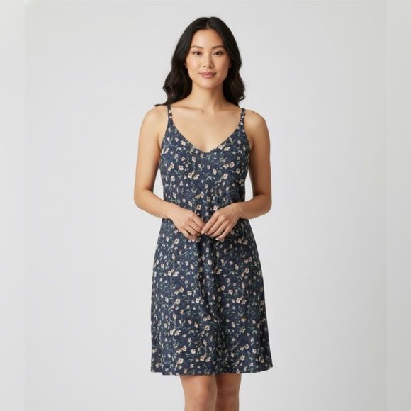 Pink Martini Velvety Floral Sleeveless Dress Adjustable spaghetti Straps NWT - Picture 1 of 6